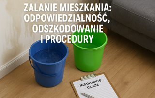 Zalanie mieszkania: odpowiedzialność, odszkodowanie i procedury