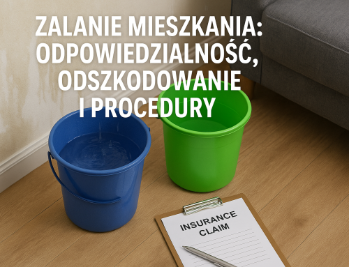 Zalanie mieszkania: odpowiedzialność, odszkodowanie i procedury