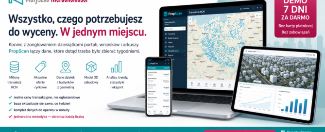 baza danych, nieruchomości, RCN, RCIWN, dane transakcyjne, dane ofertowe